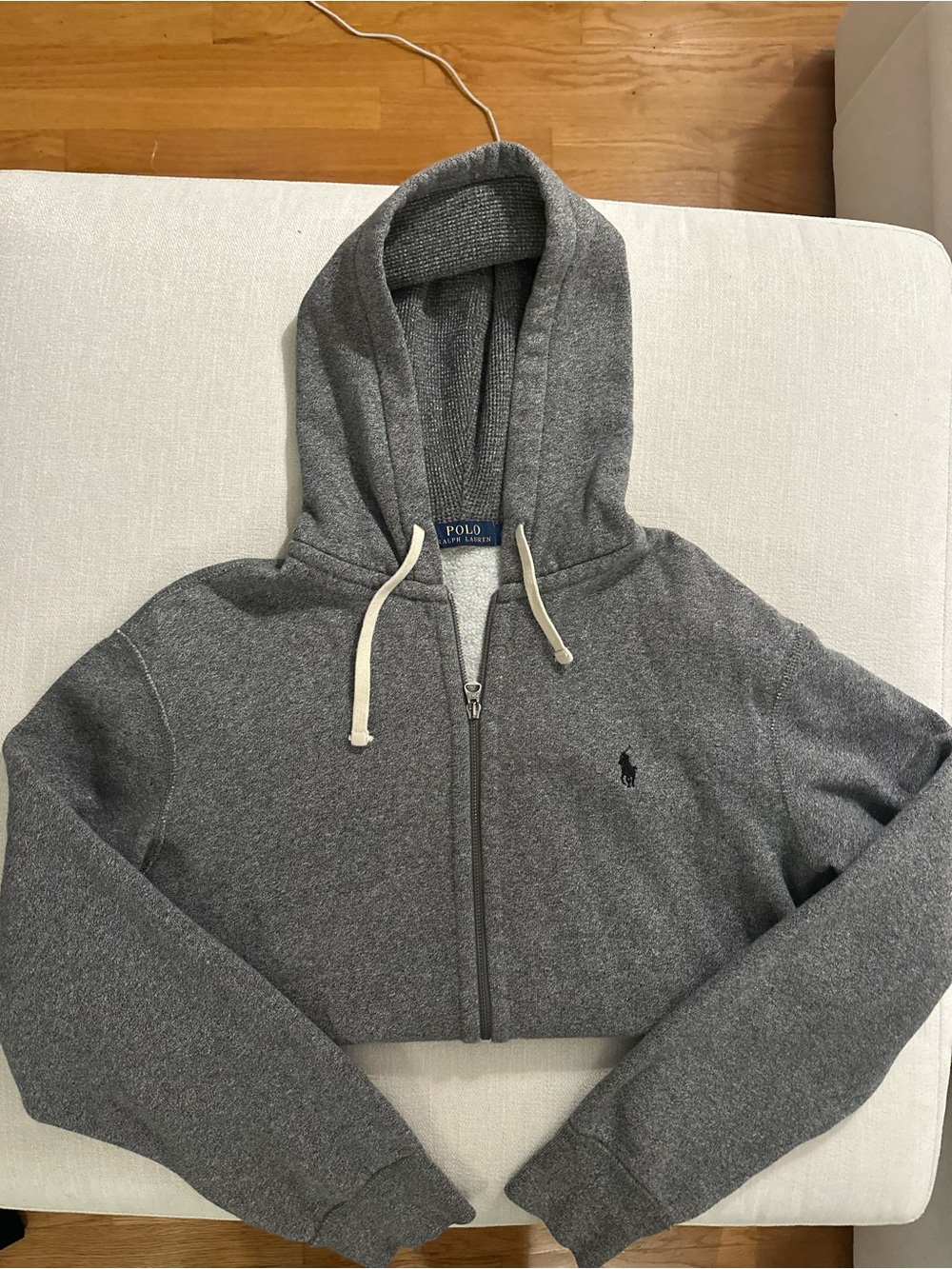 Polo by Ralph Lauren Heather Gray Full-Zip Hoodie Jacket